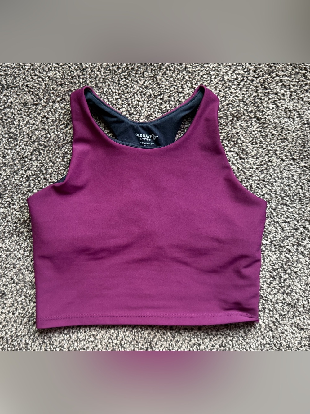 Old Navy Active Girls Magenta Cropped Tank